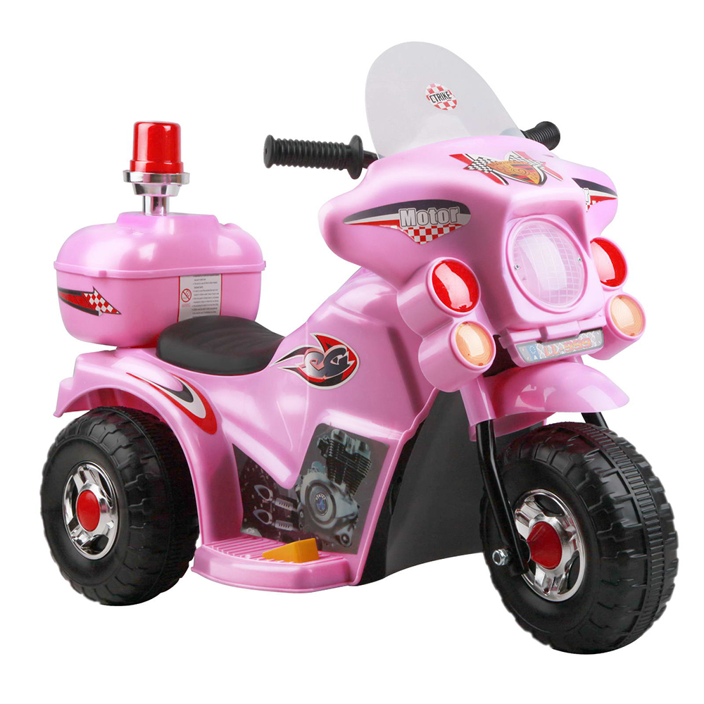 childrens pink motorbike electric